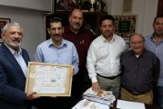שר הוותיקים אורי אורבך  בבית המייסדים